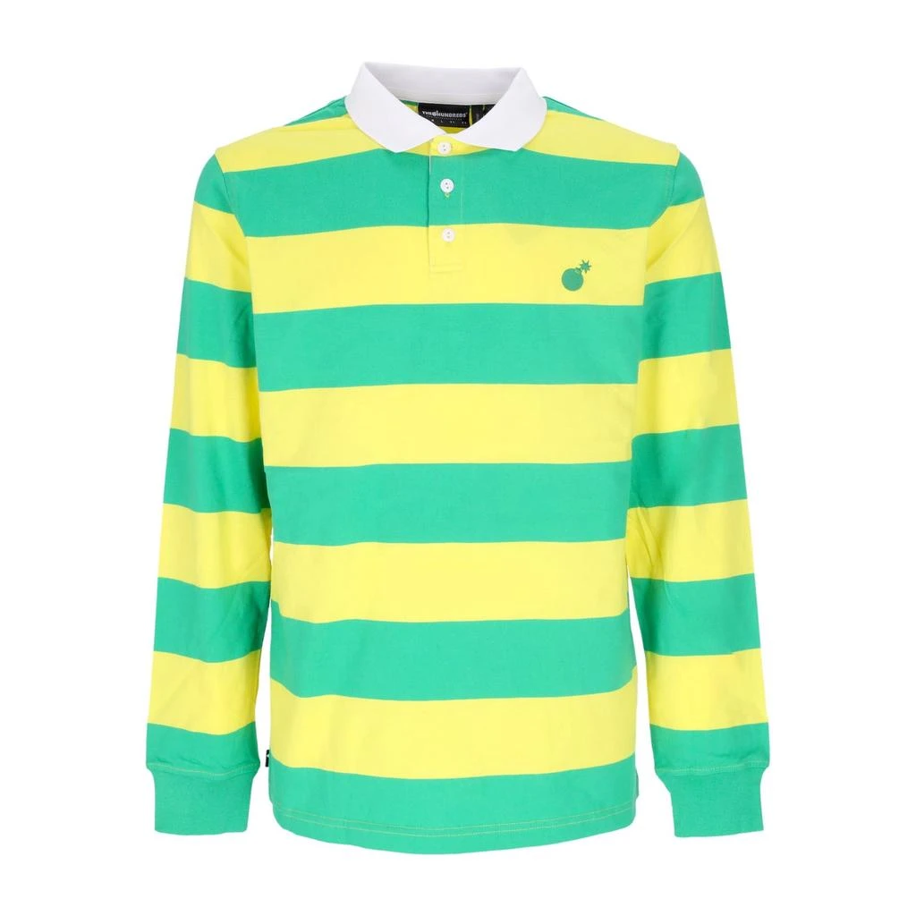 The Hundreds Pacific Men's Long Sleeve Polo L/s Rugby Green 1
