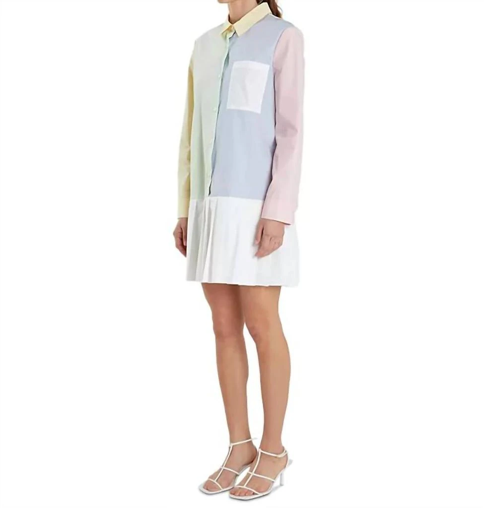 English Factory English Factory - COLORBLOCK SHIRTDRESS 3