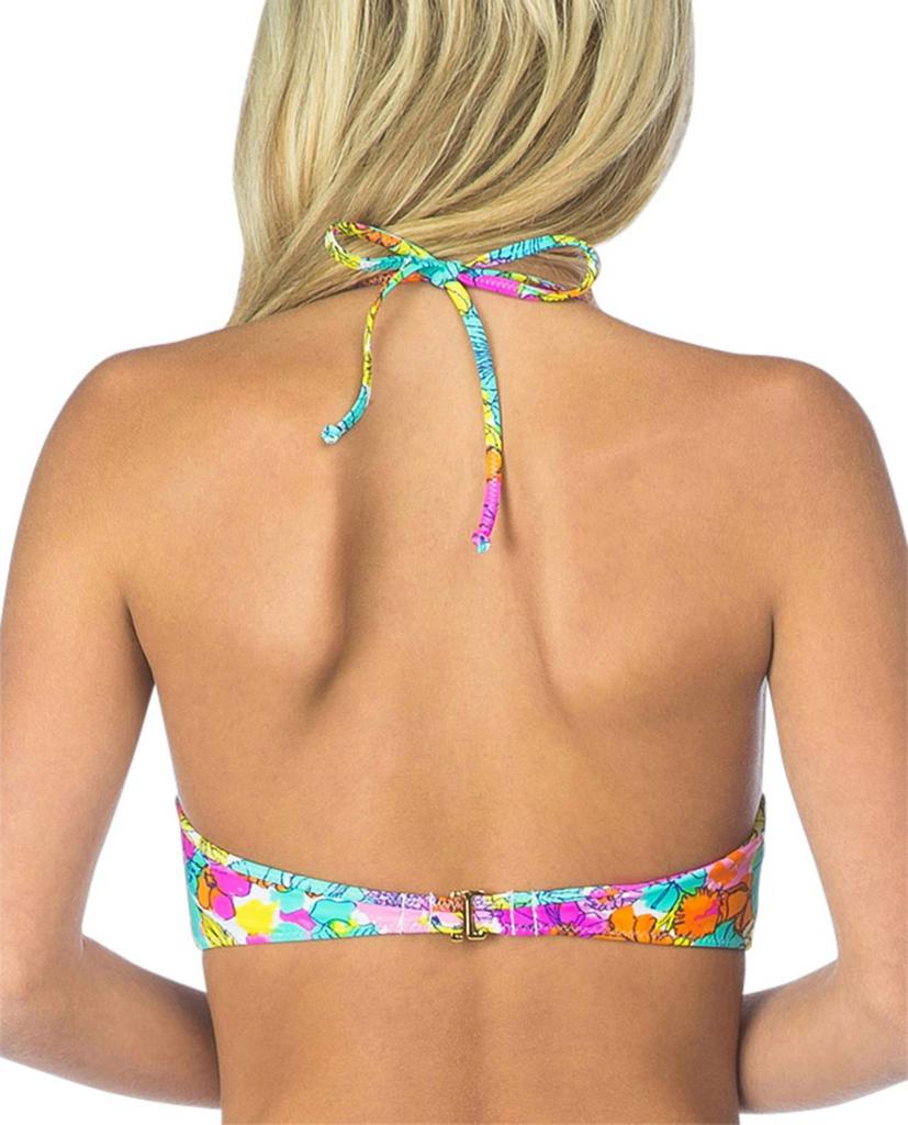 Hobie Hobie - Underwire Push Up Ruffle Bralette Bikini Top