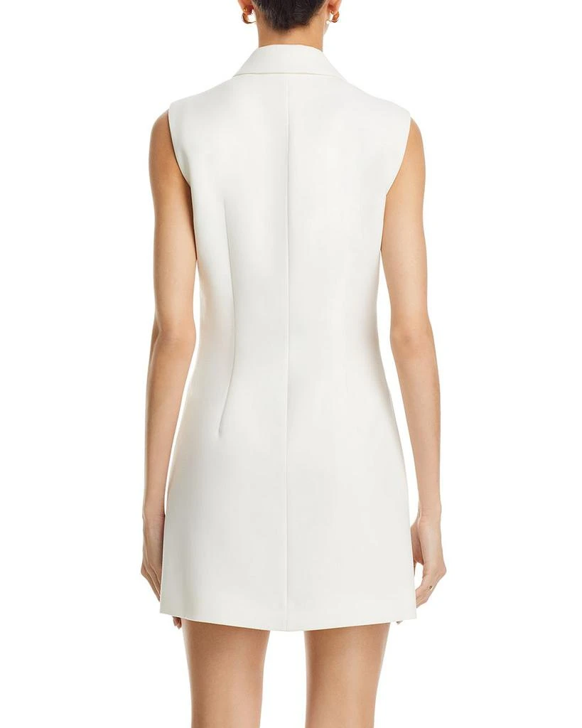 French Connection Whisper Sleeveless Tux Mini Dress 4