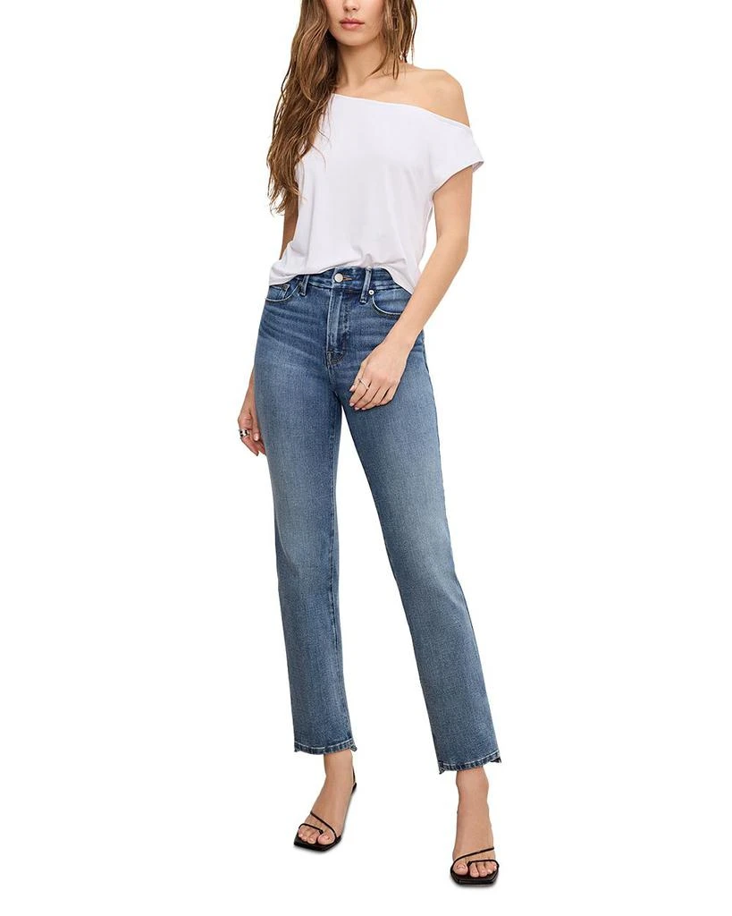 Shop Soft Tech Good Legs Straight Jeans in Indigo on Sale at