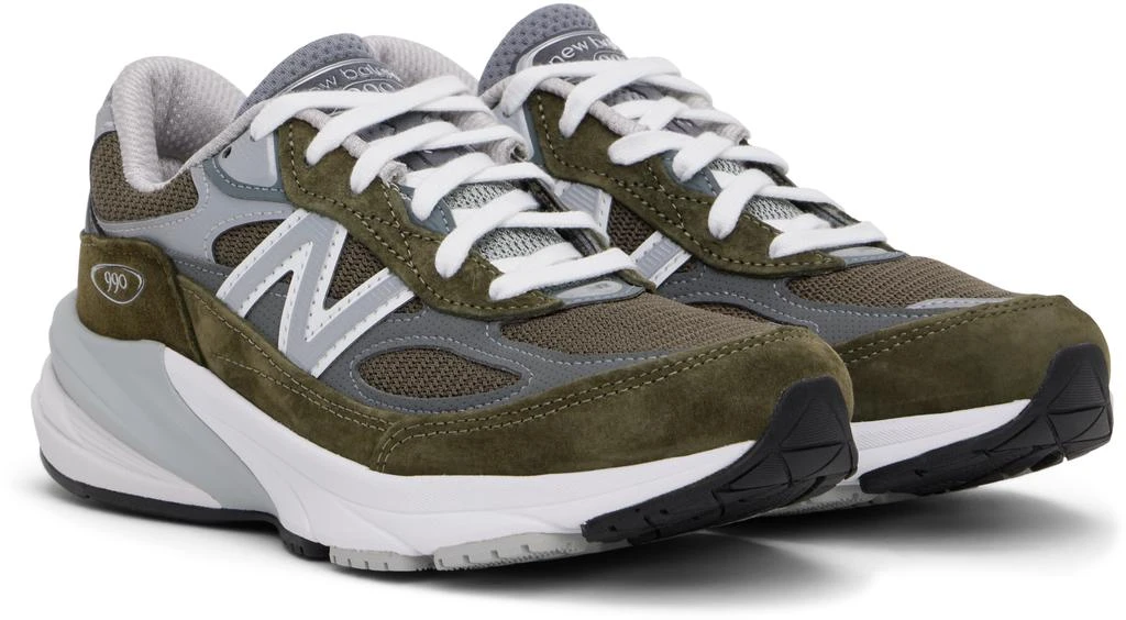 New Balance Green & Gray Made in USA 990v6 Sneakers 4