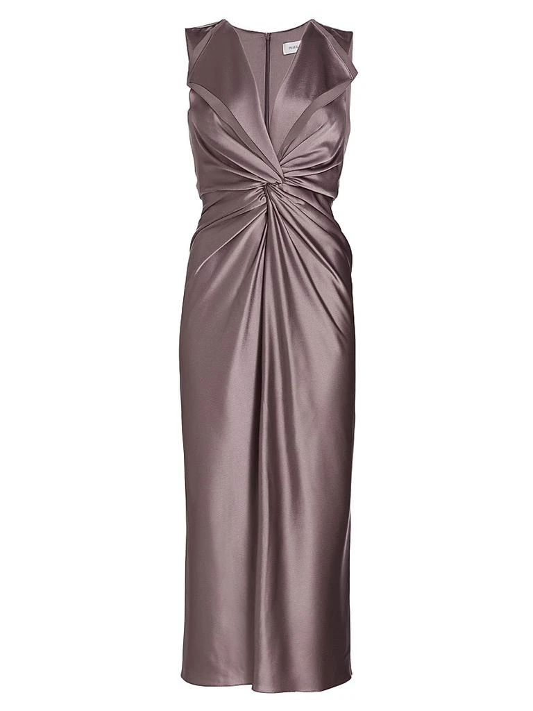 PRABAL GURUNG Lily Twist Front Midi-Dress 1