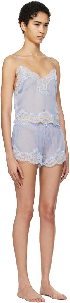 SKIMS Blue SKIMS Romance Lace Cami & Short Pyjama Set 2