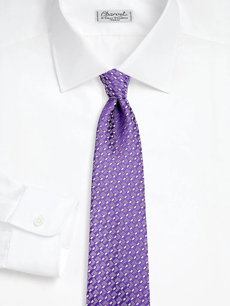 Charvet Geometric Silk Tie 2