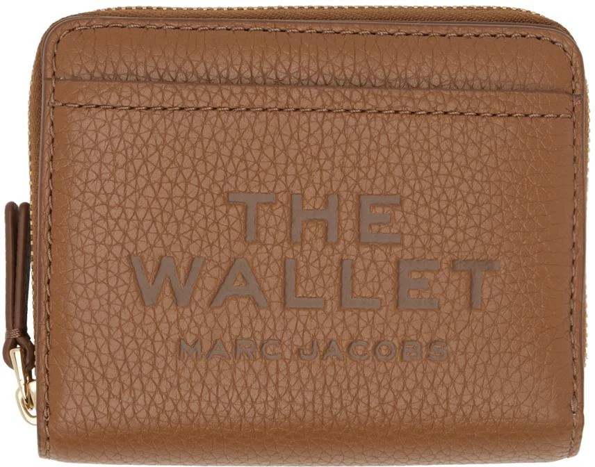 Marc Jacobs Brown 'The Leather Mini Compact' Wallet 1