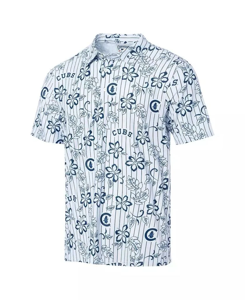 Reyn Spooner Men's White Chicago Cubs Cooperstown Collection Performance Polo Shirt 2