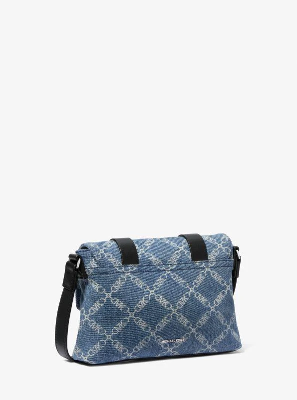 Michael Kors Darrington Mini Empire Diamond Jacquard Denim Crossbody Bag 3