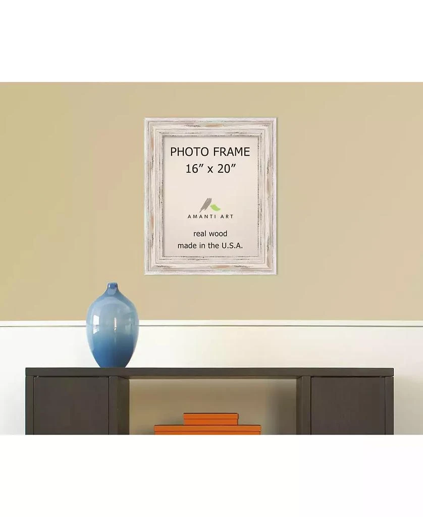 Amanti Art Alexandria Whitewash 16" X 20" Opening Wall Picture Photo Frame 3