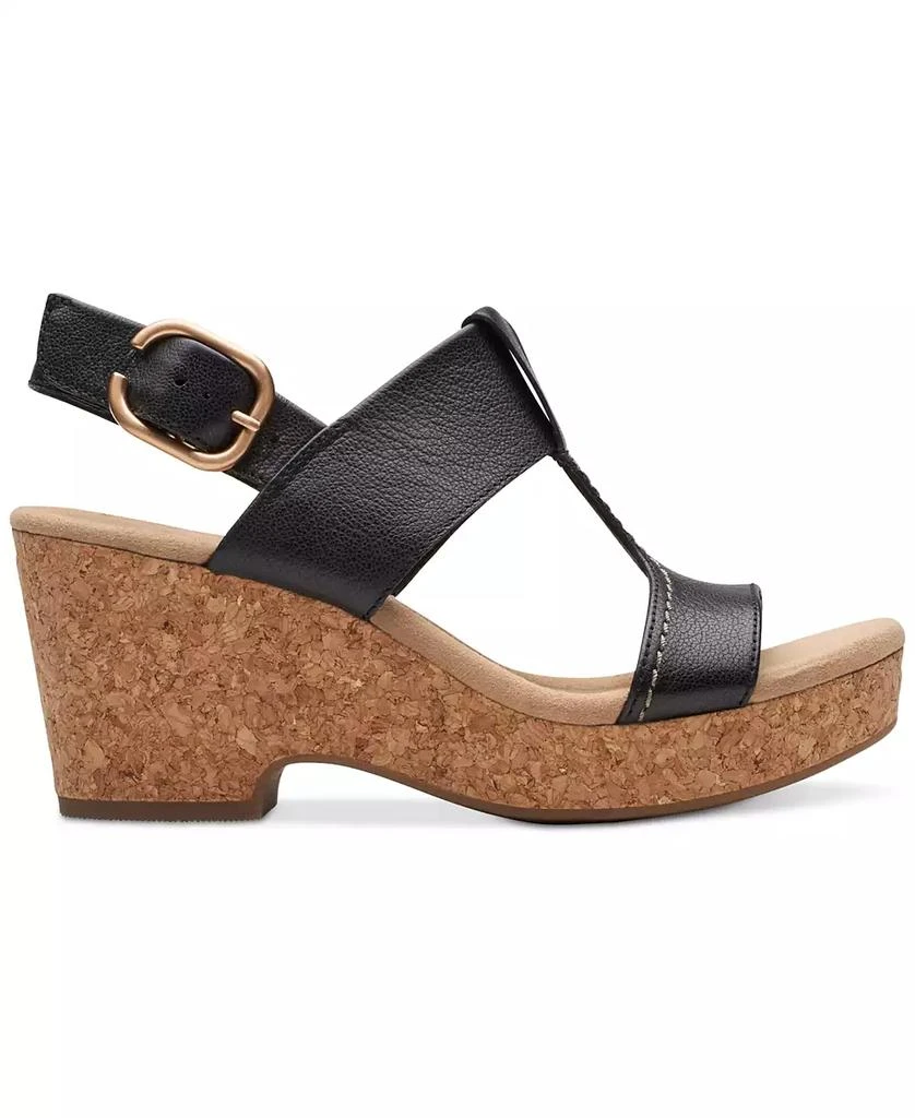 Clarks Giselle Style Wedge Heel Platform Sandals 2