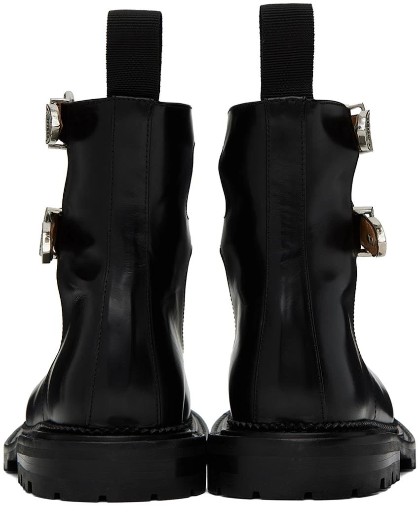 Toga Pulla Black Buckle Ankle Boots 2