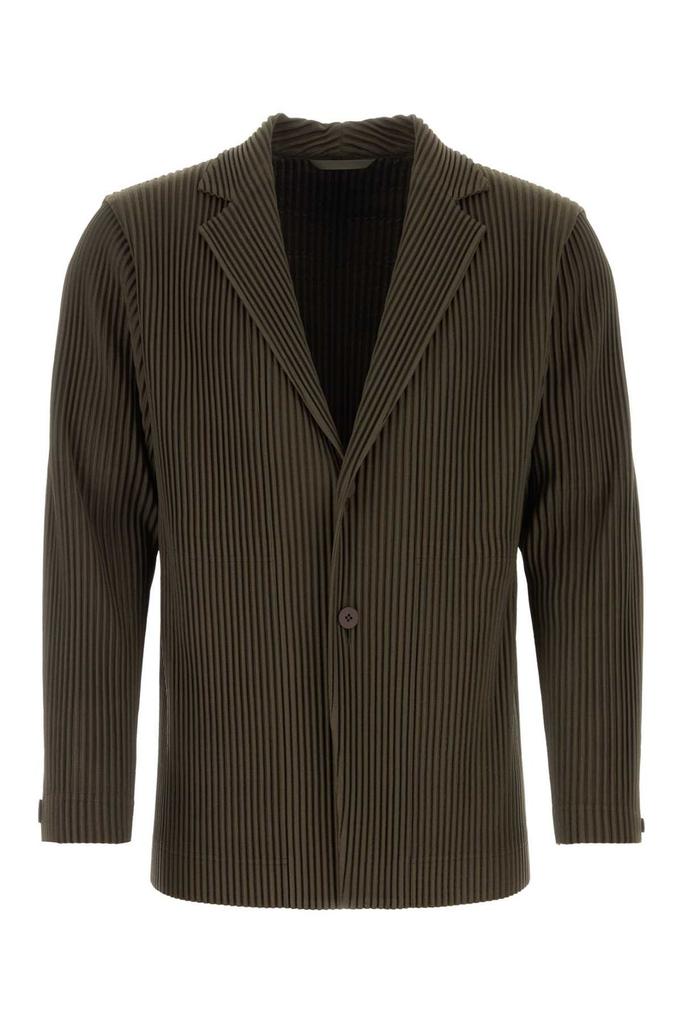 Homme Plissé Issey Miyake Homme Plissé Issey Miyake Single Breasted Tailored Pleats Jacket