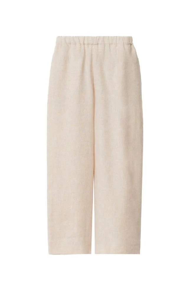 Fabiana Filippi Relaxed Fit Wide Leg Linen Trousers 1