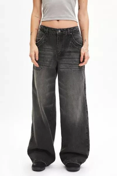 GUESS JEANS GUESS ORIGINALS Double Pocket Wide Leg Jean 1