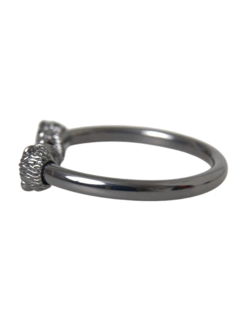 Nialaya Rhodium Lion Bangle Bracelet Women's Women 6