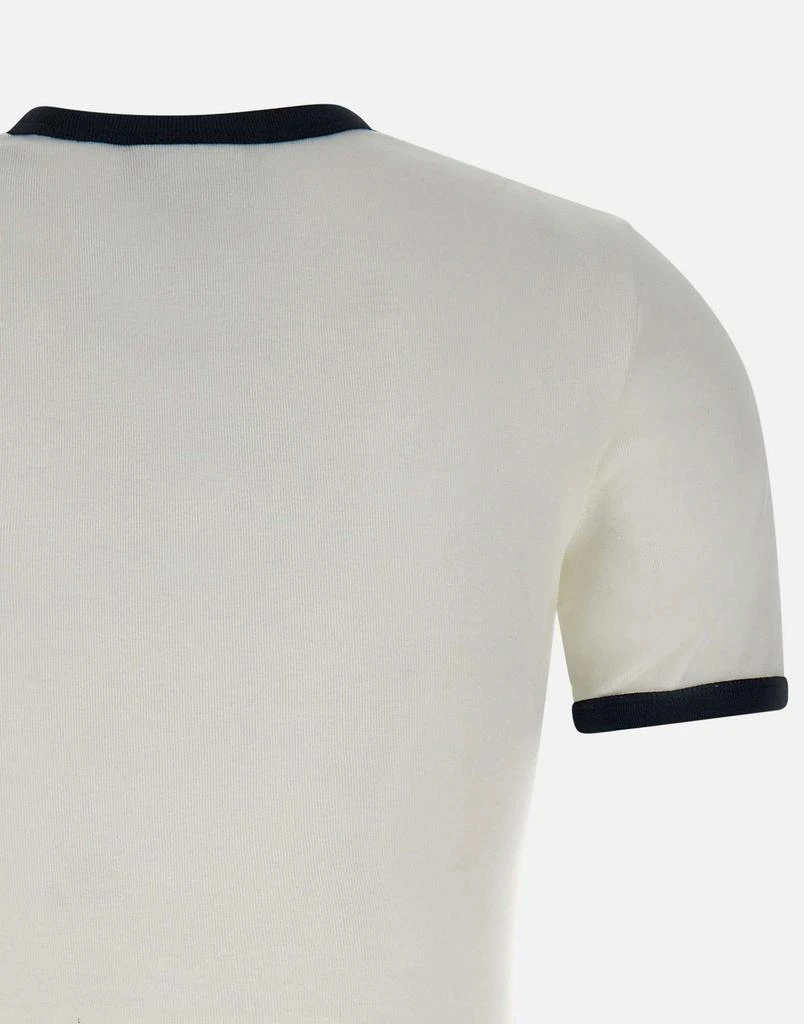 courreges "Signature contrast t-shirt" 4