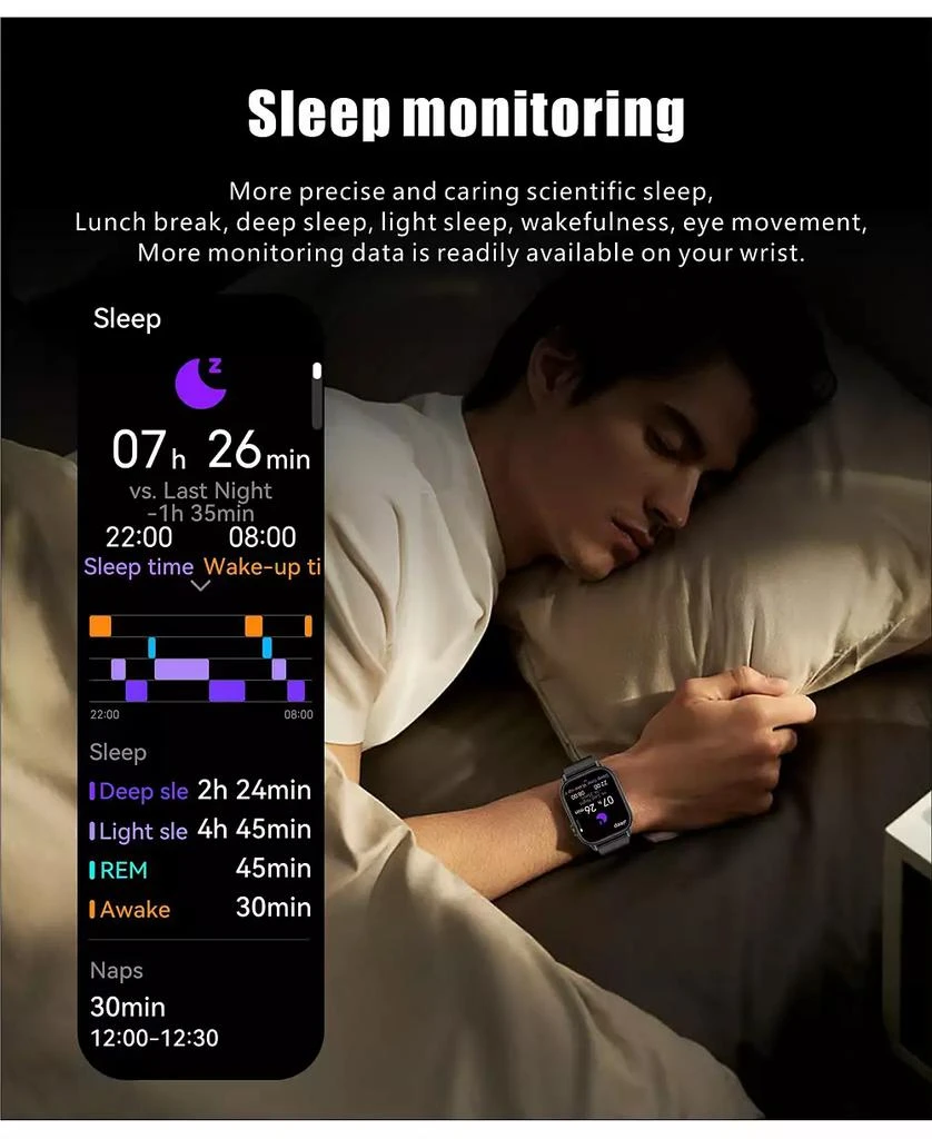 RUXING Smart Smart Watch Bluetooth Call GPS Multi System Positioning Sports Waterproof Health Monitor 9