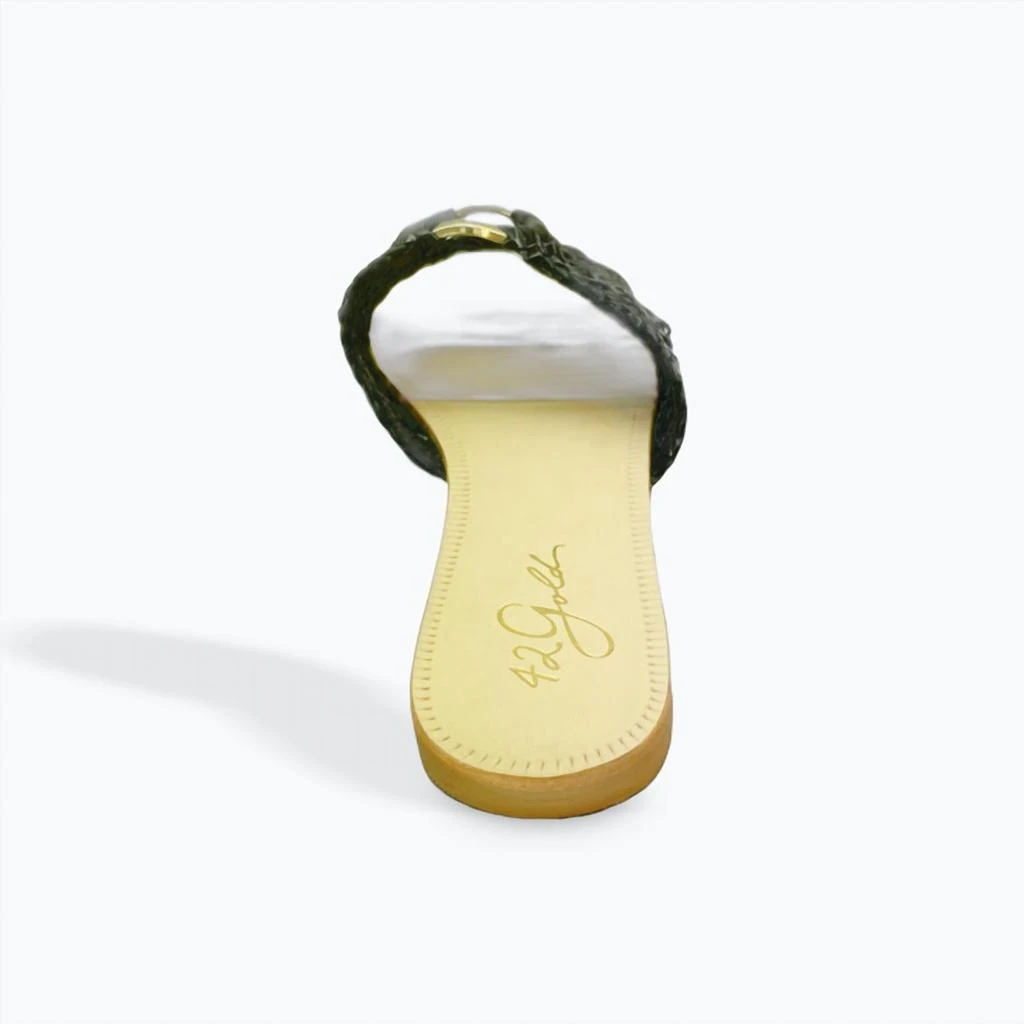 42 GOLD 42 Gold - Women
s Beat Flat Sandals 5