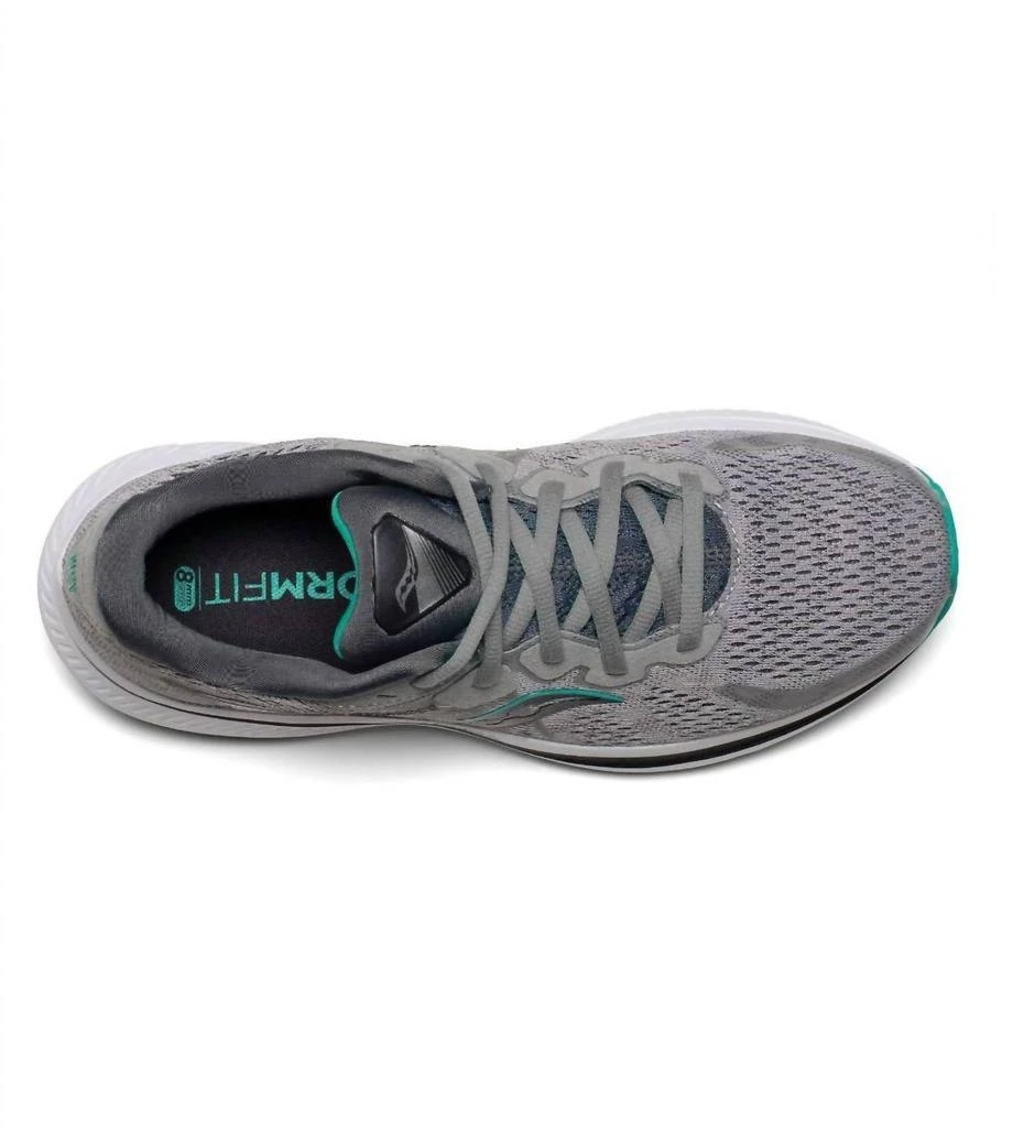 Saucony Women's Omni 20 Running Shoes - Wide Width In Alloy/jade 4