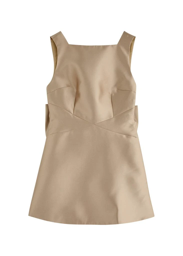 ODD MUSE Ultimate Muse Bow satin mini dress 1