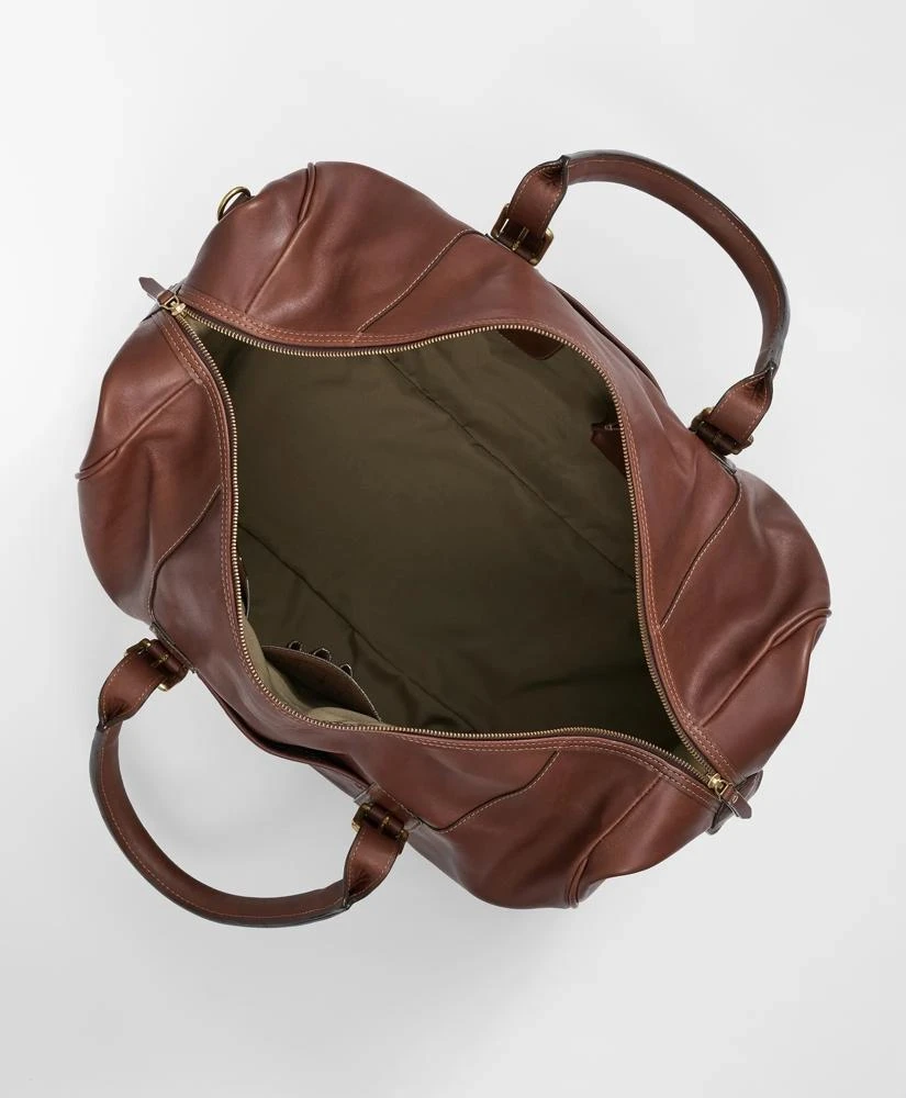 Brooks Brothers Leather Duffel Bag 3