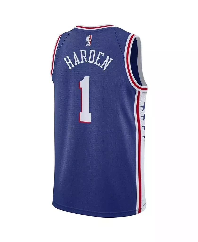 NIKE Men's James Harden Royal Philadelphia 76ers 2021/22 Swingman Jersey - Icon Edition 3