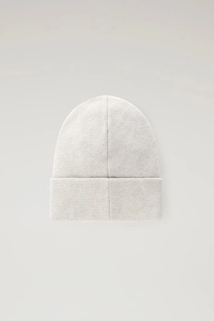Woolrich Kids' Beanie with Logo - Unisex Kids - Blue 2