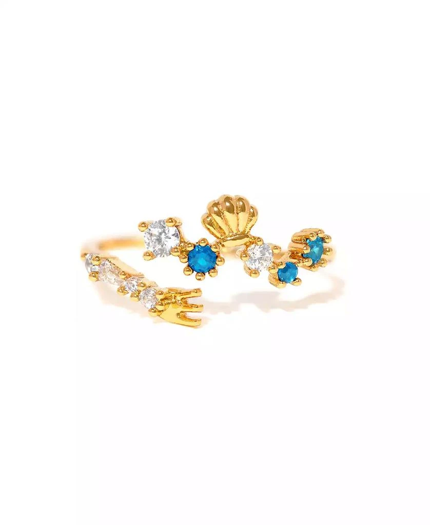 Girls Crew Disney Princess The Little Mermaid Ariel Crystal Ring