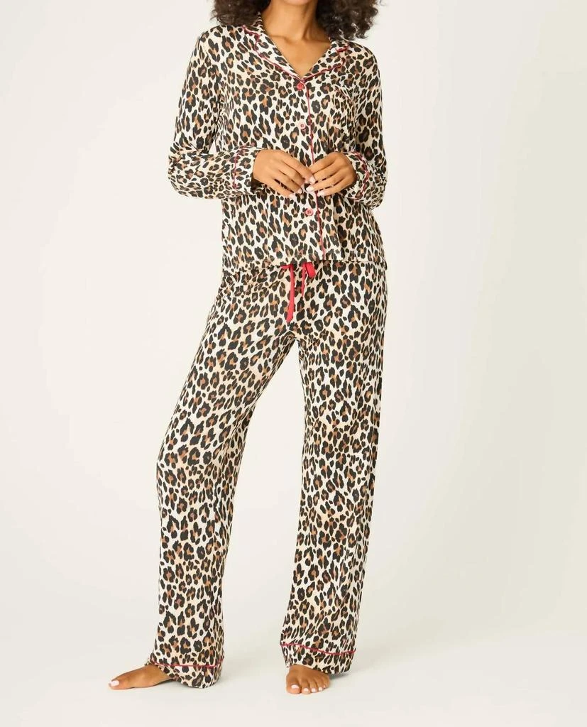 PJ Salvage Pj Salvage - Leopard Print Pant Set