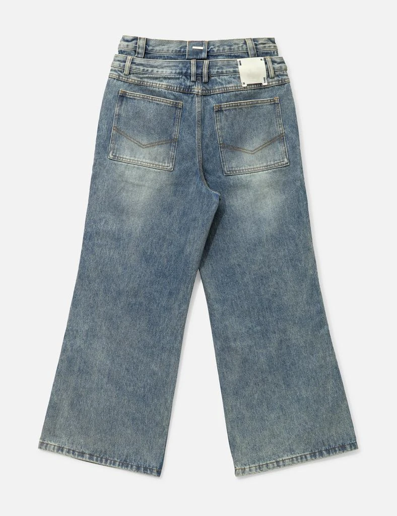 C2H4 “Profile” Volume Double Waist Jeans 2