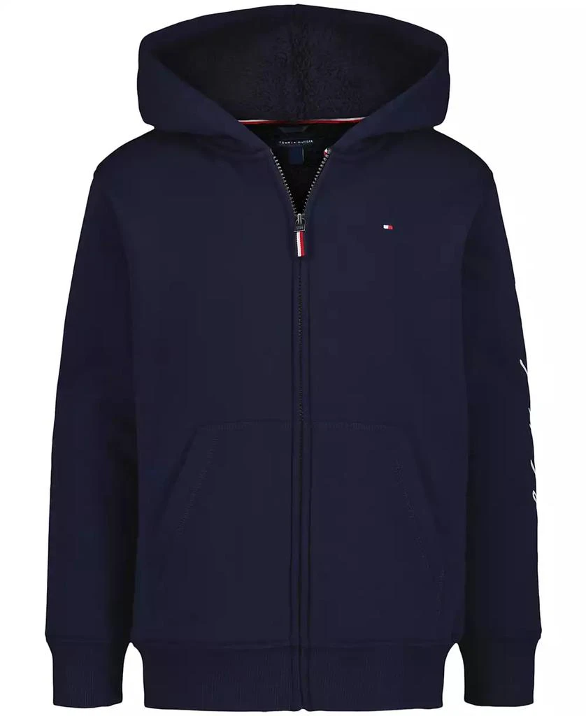 Tommy Hilfiger Boys 8-20 Signature Fleece Zip-Up Sherpa Hoodie