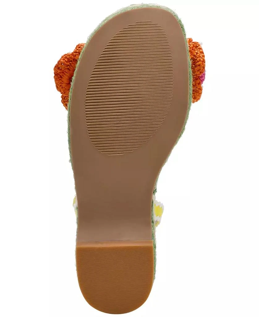 Betsey Johnson Women's Marabela Macrame Platform Wedge Sandals 5