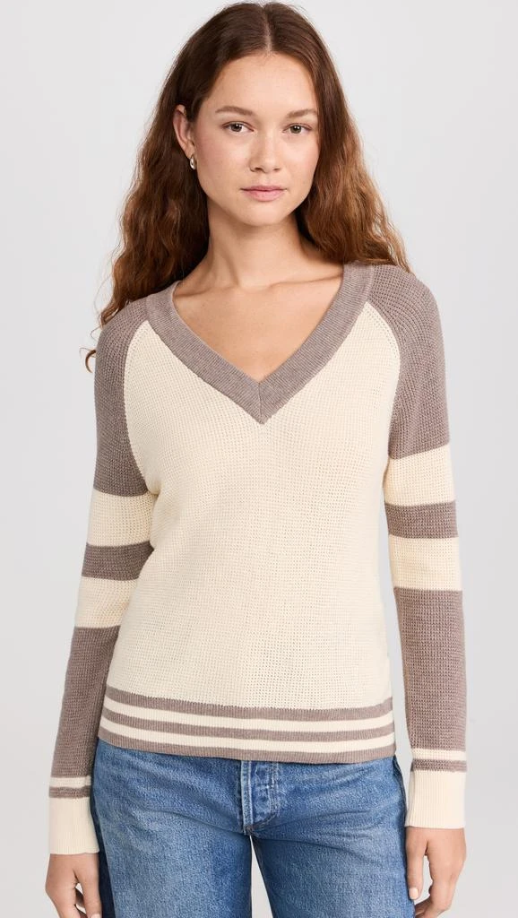 Faherty Throwback V-Neck Sweater 1
