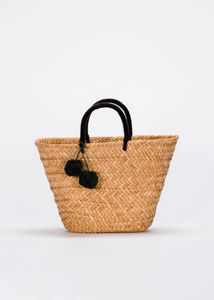 Kayu St Tropez Pom Pom Straw Tote 7