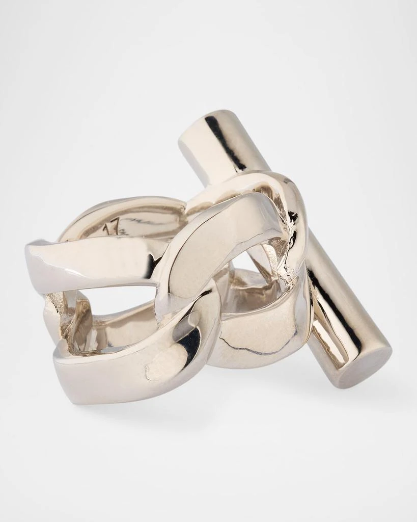 Alexander McQueen Men's Crossbar Ring 4