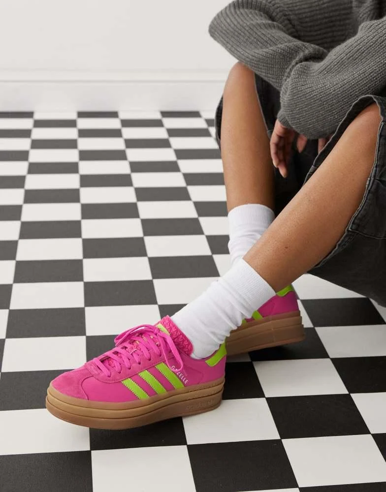 adidas gazelle silver green womens adidas Originals Women's Gazelle Bold main image 0
