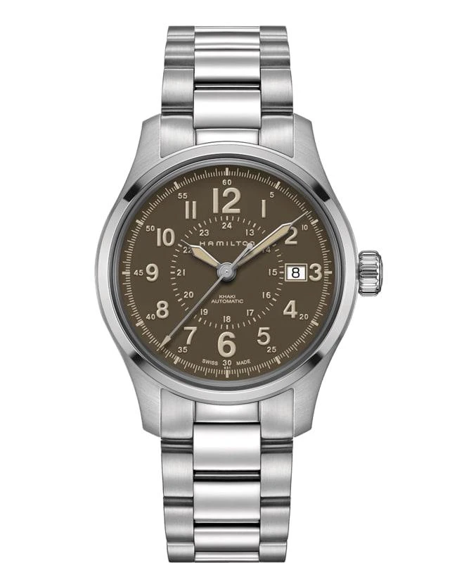 Hamilton Hamilton Khaki Field Auto 40MM Brown Dial Stainless Steel Men's Watch H70305193 1