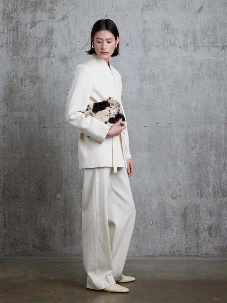 Gushlow & Cole Pintos soft shearling clutch 5