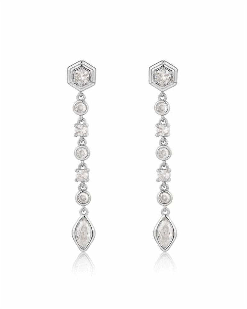 Luv AJ Luv Aj - Women's Stellar Bezel Drop Studs