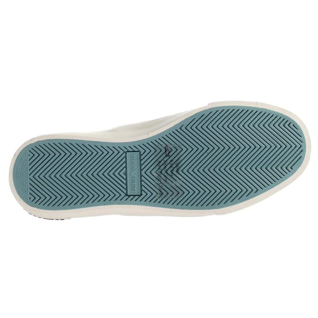 SeaVees Women's Legend Platform Mulholland Sneaker In Snow Leopard White 4