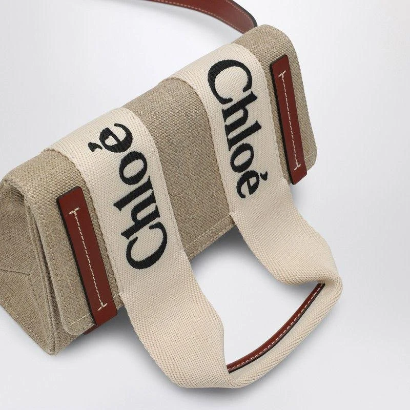 Chloé Chloé Woody Beige/Brown Waist Bag 3