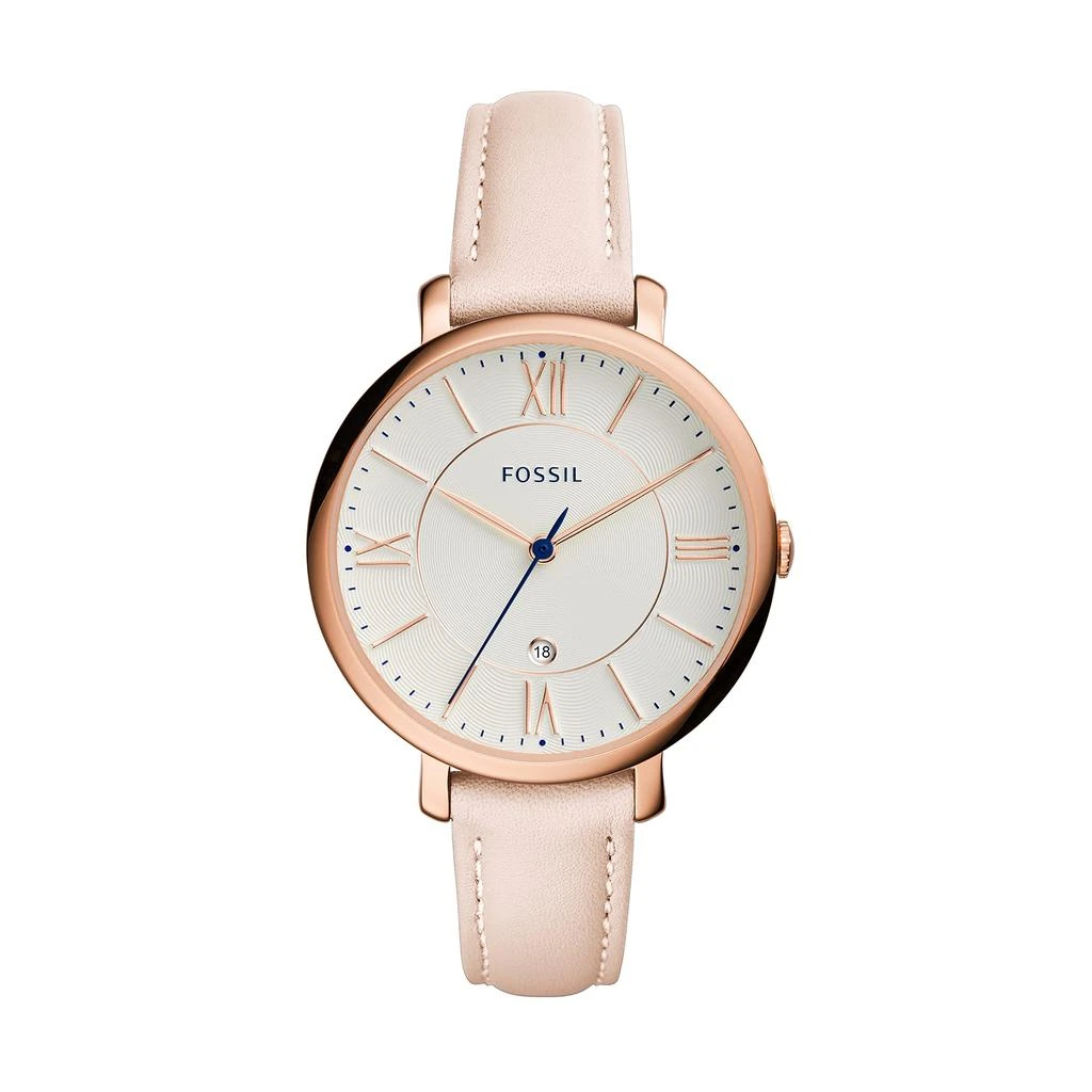 Fossil Jacqueline Three-Hand Leather Watch 1