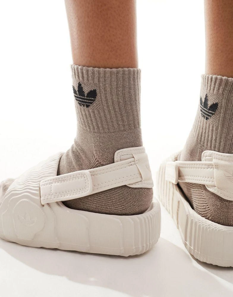 Adidas adidas Originals Adilette 22 XLG sliders in beige 4