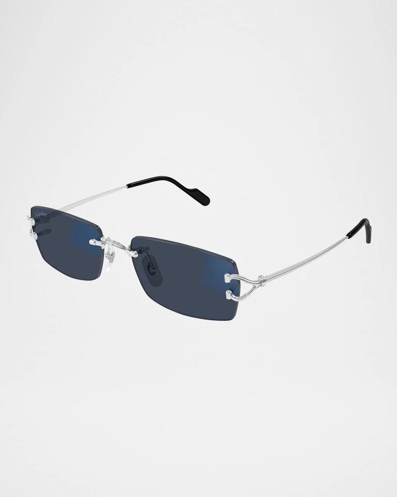 Cartier Men's Metal Rectangle Optical Frames 5