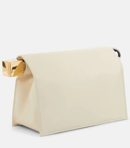 Jacquemus La Pochette Rond Carré leather clutch 4