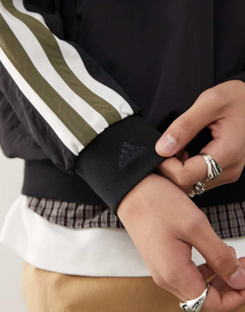 Adidas adidas Originals Cutline Pullover Top in black 4
