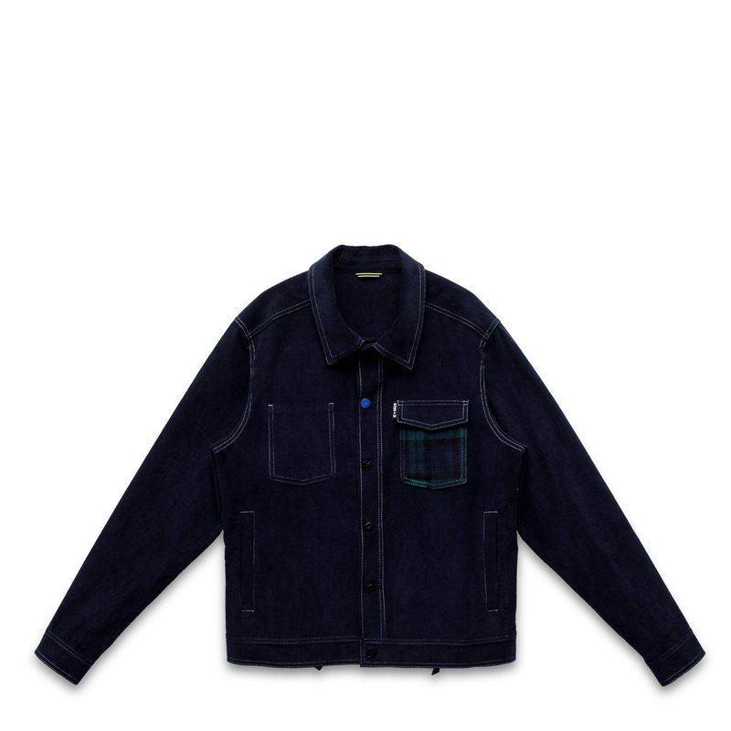 Konus Men's Corduroy Tracker Jacket In Navy