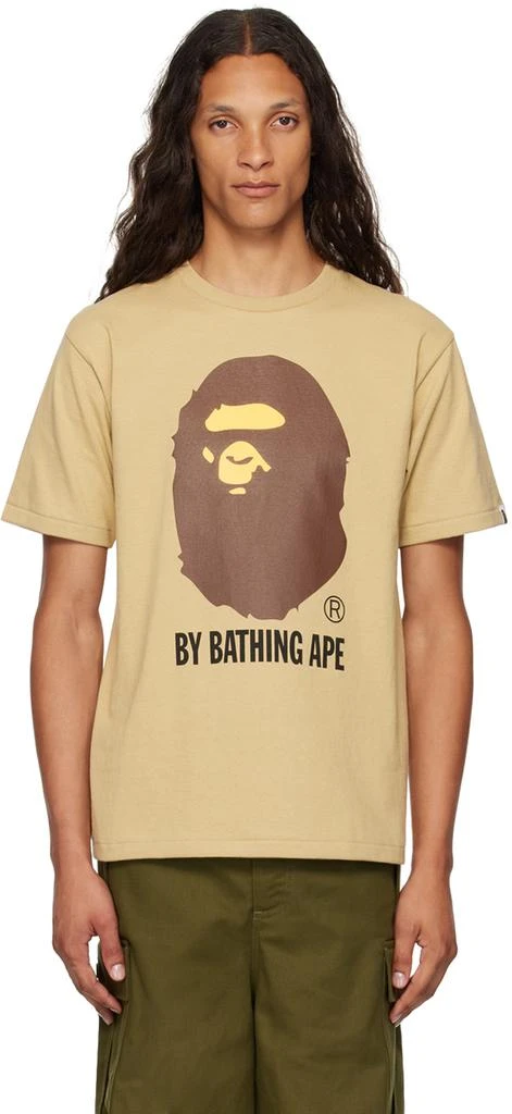 Bape Beige 'By Bathing Ape' T-Shirt 1