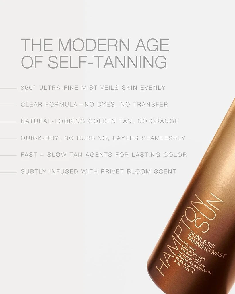 Hampton Sun Sunless Tanning Mist, 5 oz. 3