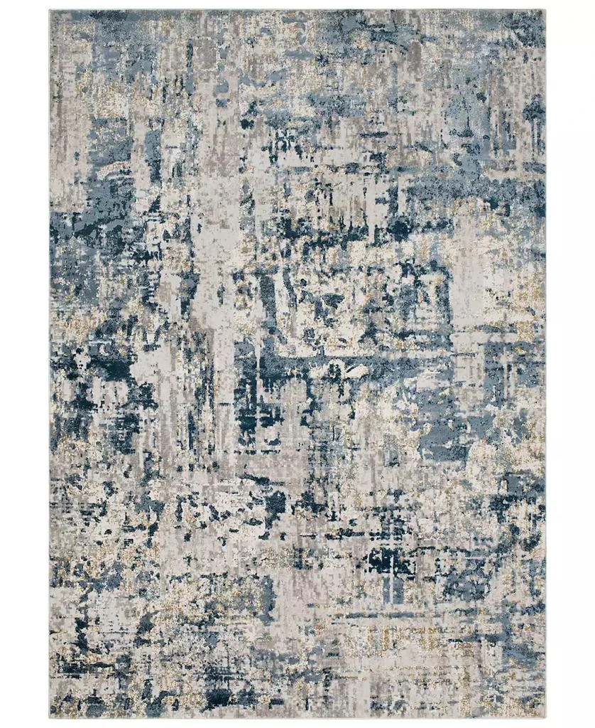 Surya Quatro QUA-2303 Denim 2' x 3' Area Rug 1